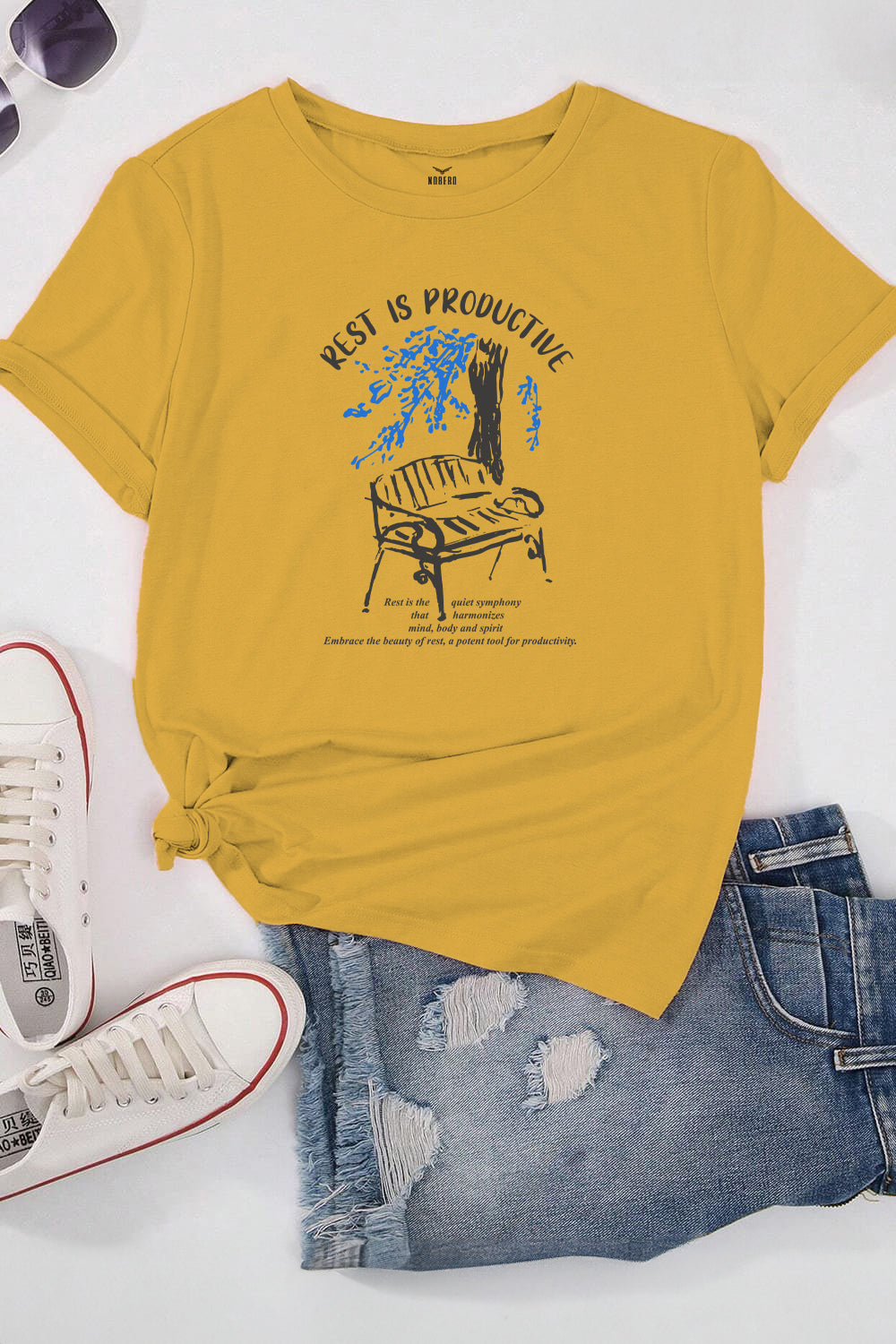 Boyfriend Rest is productive Classic Fit T-Shirt