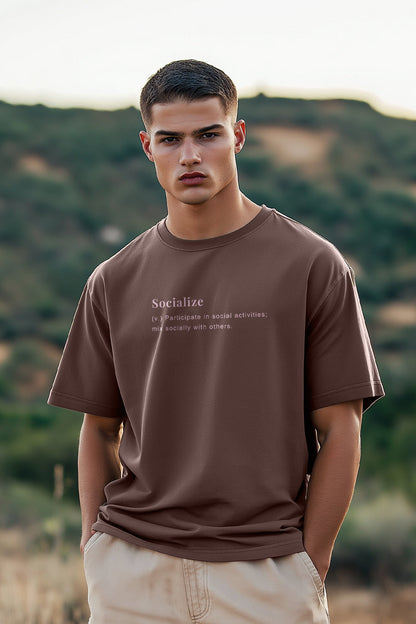 Socialize Oversized T-Shirt