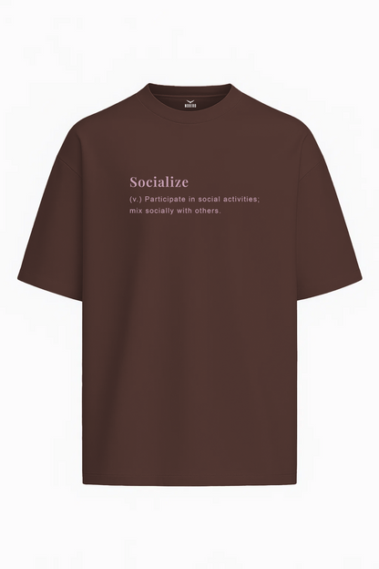 Socialize Oversized T-Shirt