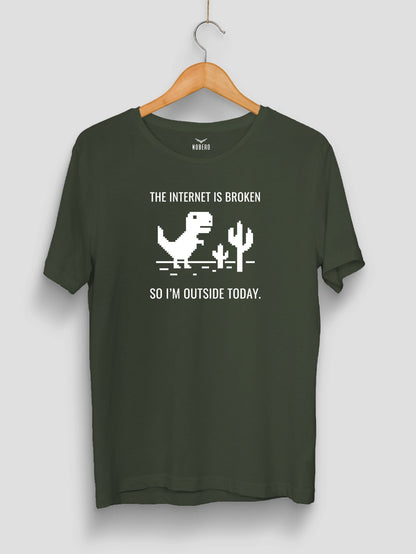 Boyfriend Internet Is Broken Classic Fit T-Shirt