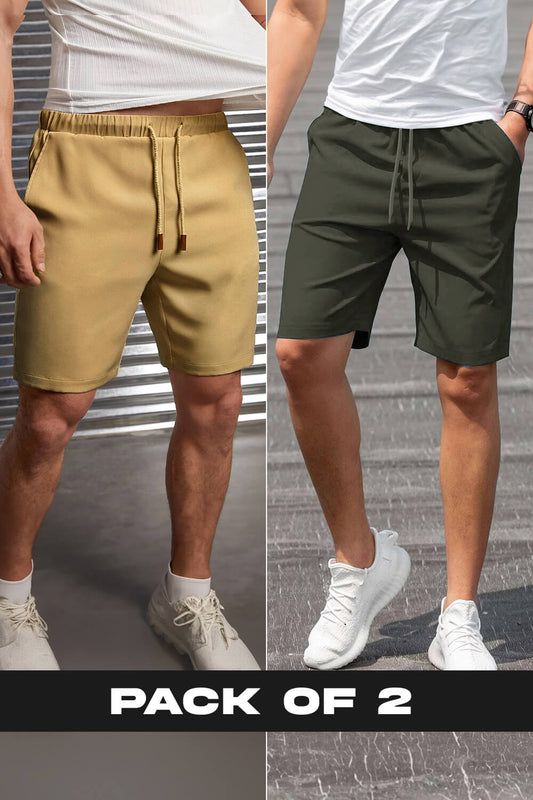 2-Pack Zip Pocket Shorts