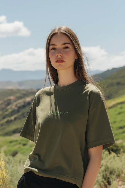 Believe Oversized T-Shirt
