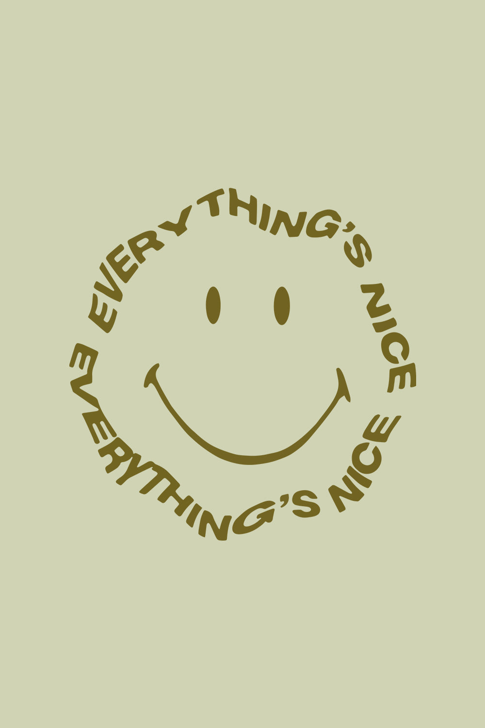 Oversized Everything's Nice T-Shirt