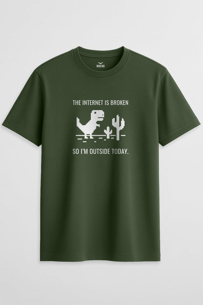 Internet Is Broken Classic Fit T-Shirt