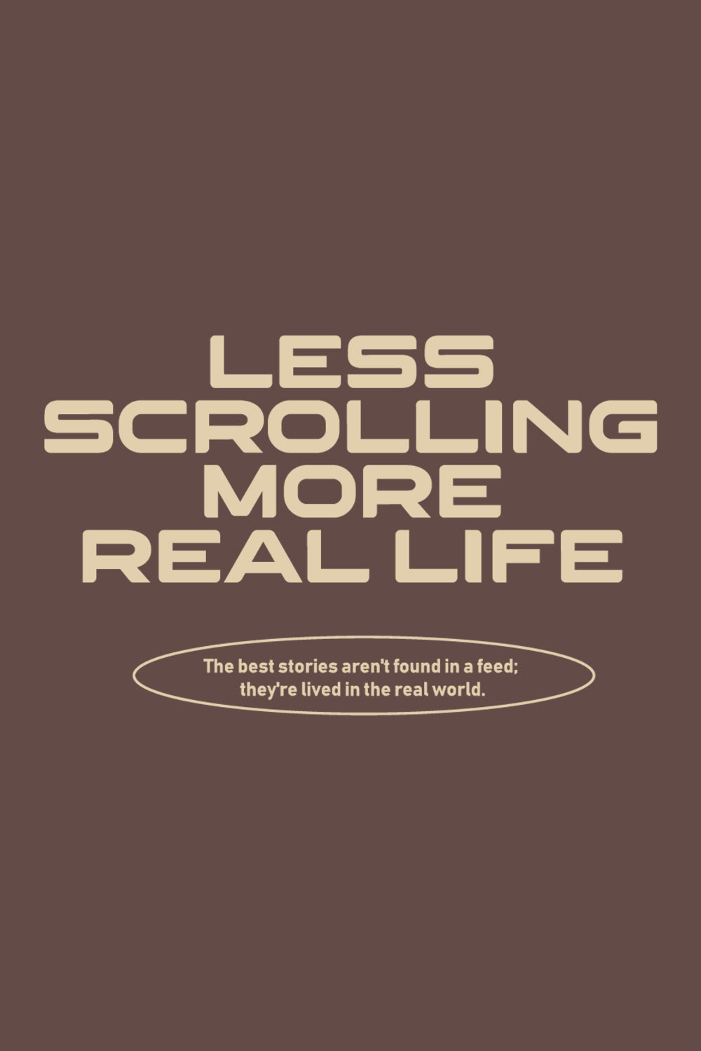 Less Scrolling Oversized T-Shirt