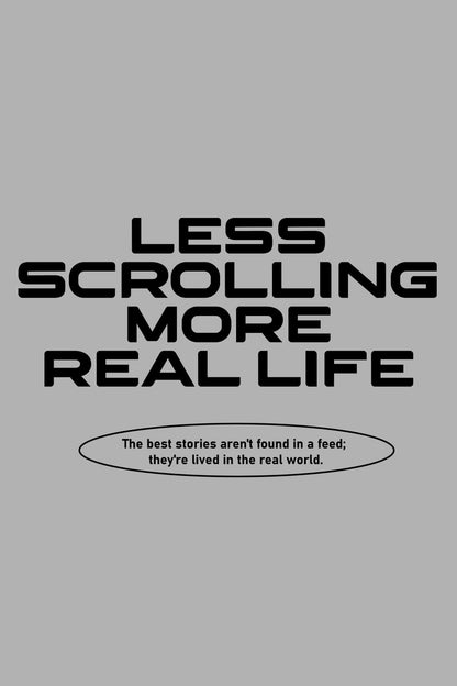 Less Scrolling Oversized T-Shirt