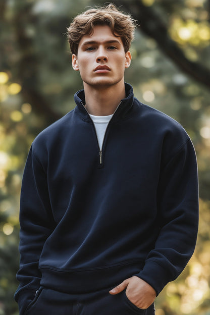 Mock Neck Sweatshirt