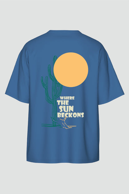 Where the sun beckons Oversized T-Shirt